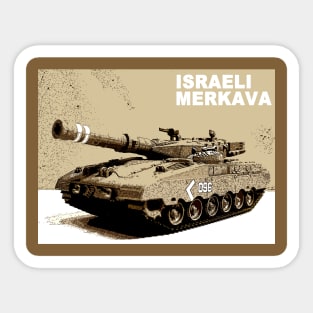 Israeli Merkava Tank (Tan) Sticker